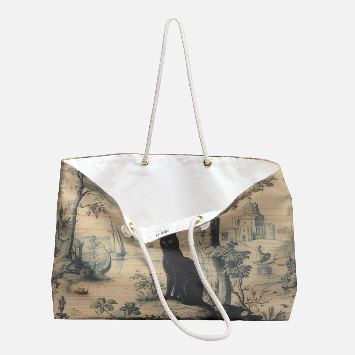 Chinoiserie Kitty Weekender Bag - Canvasses
