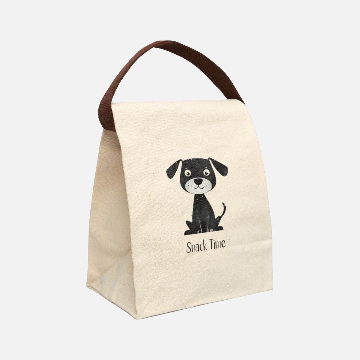Doggo Snack Time Canvas Lunch Bag - Canvasses