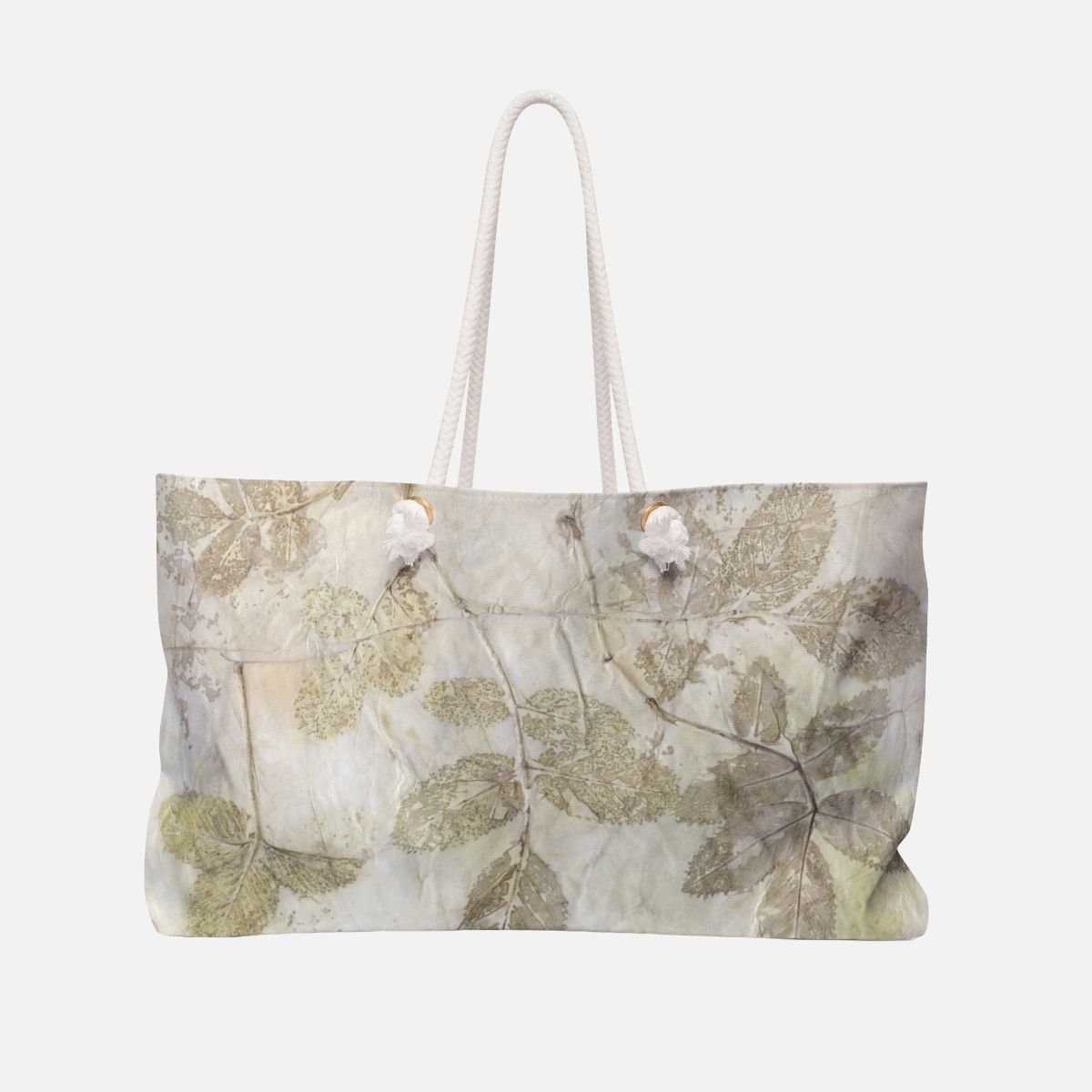 Eco Dyed Leaves Beach Bag - Canvasses