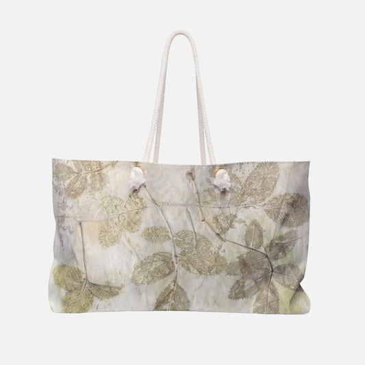 Eco Dyed Leaves Beach Bag - Canvasses