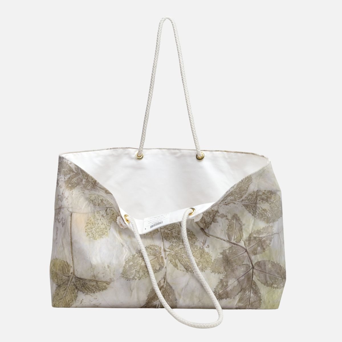 Eco Dyed Leaves Beach Bag - Canvasses