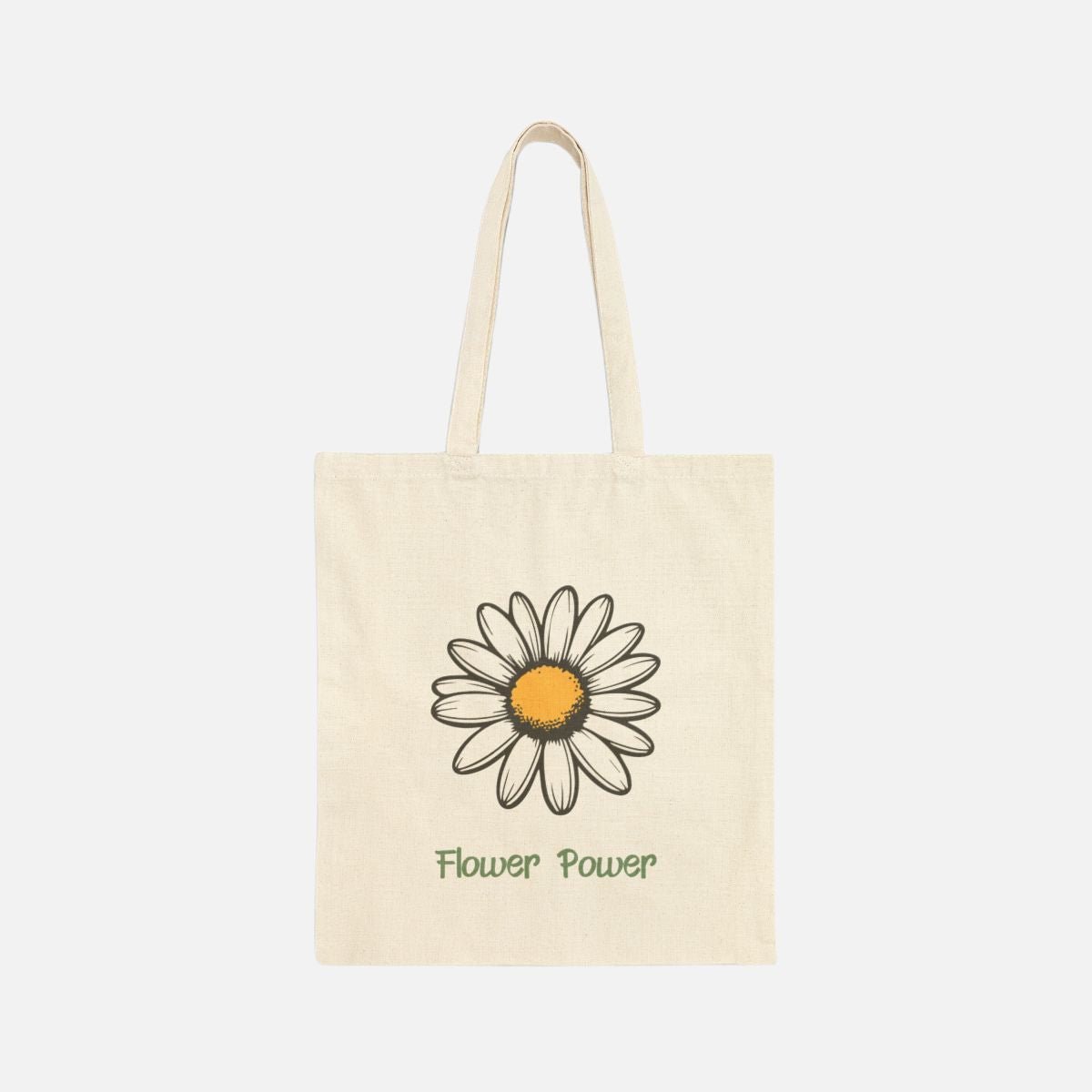 Flower Power Canvas Tote Bag - Canvasses