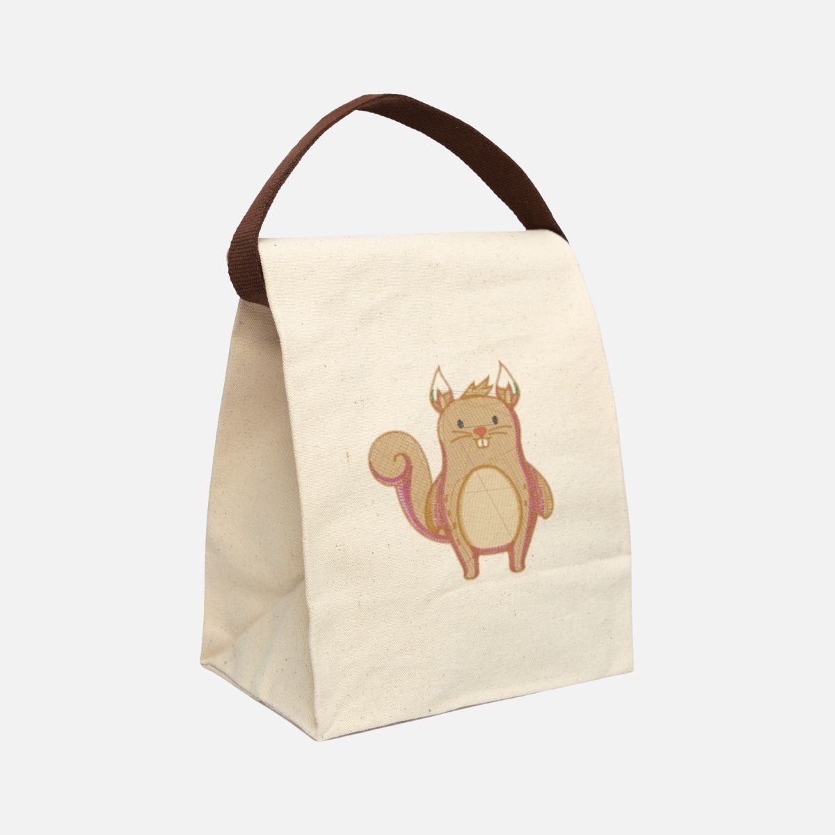 Embroidery - Inspired Fluffy Stitches Canvas Lunch Bag - Canvasses