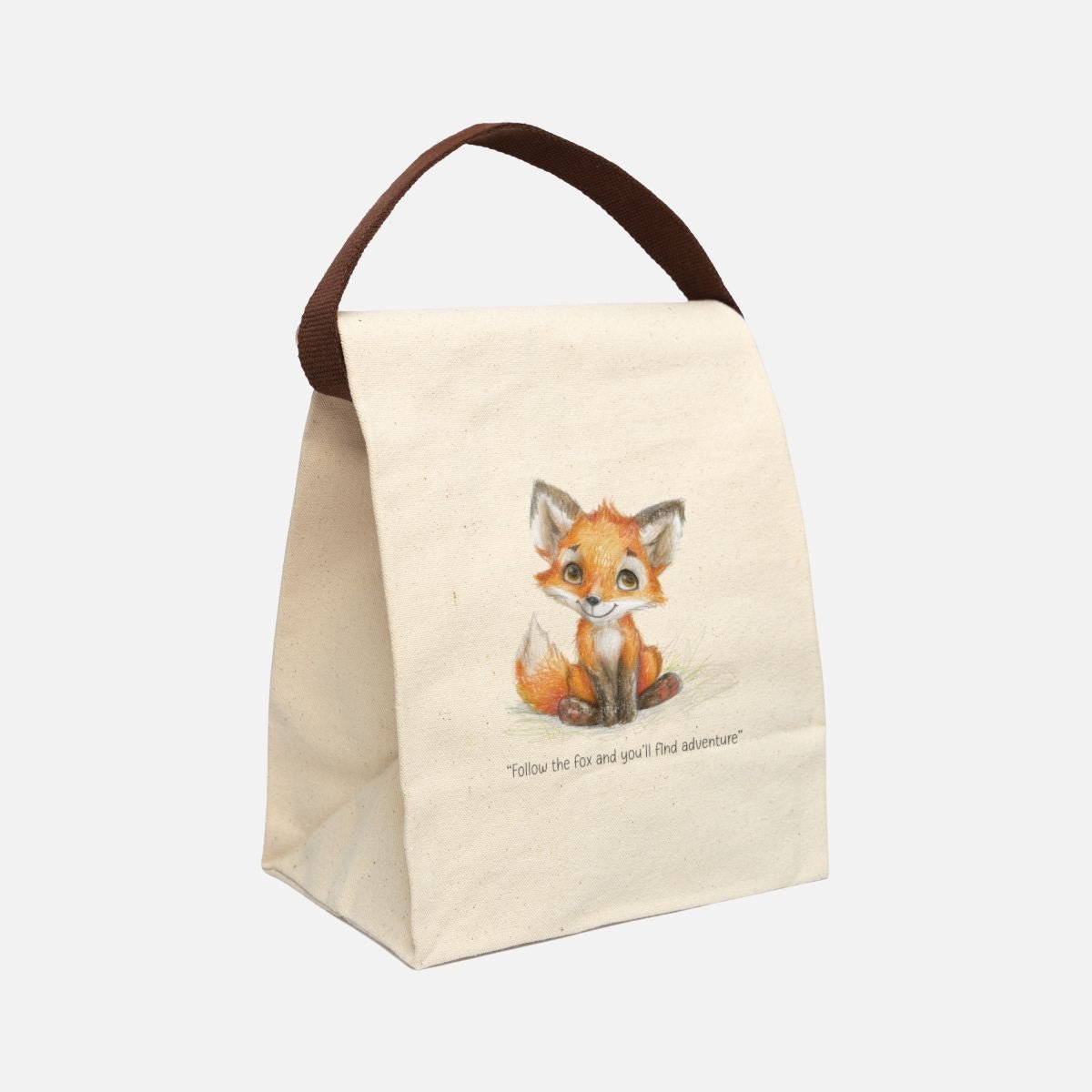 Fox Adventure Canvas Lunch Bag - Canvasses