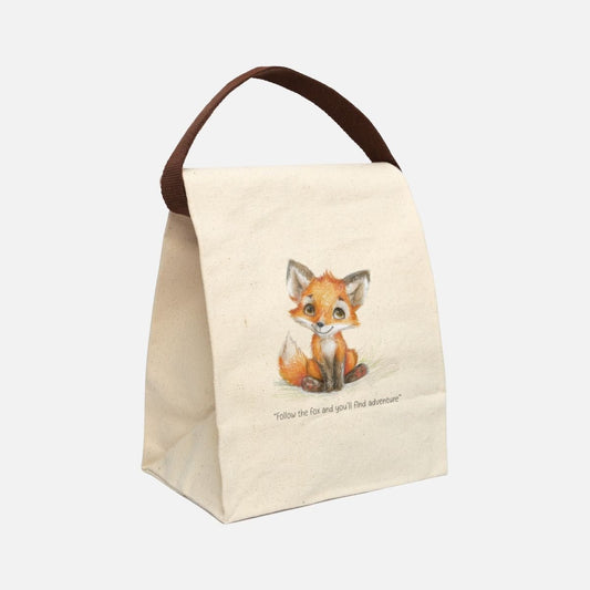 Fox Adventure Canvas Lunch Bag - Canvasses