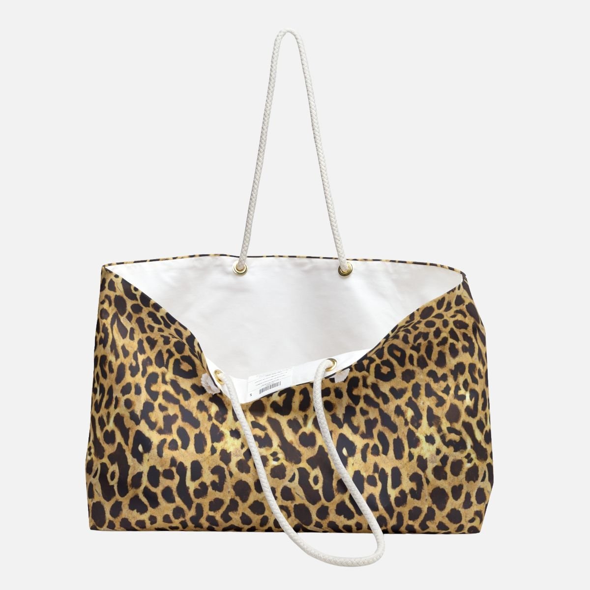Gold Leopard Oversized Bag - Canvasses