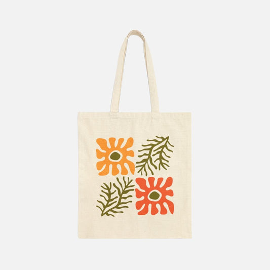Matisse Floral Canvas Tote Bag - Canvasses