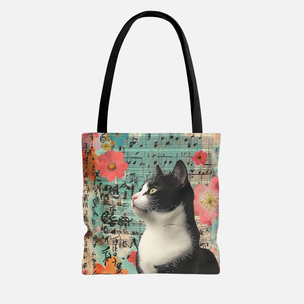 Musical Cat Tote Bag - Canvasses