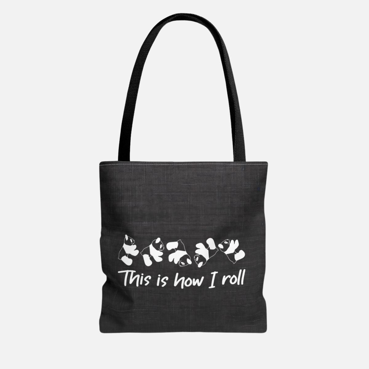 Panda Rolling Tote Bag - Canvasses