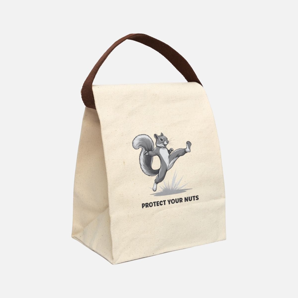 Protect Your Nuts Canvas Lunch Bag - Canvasses