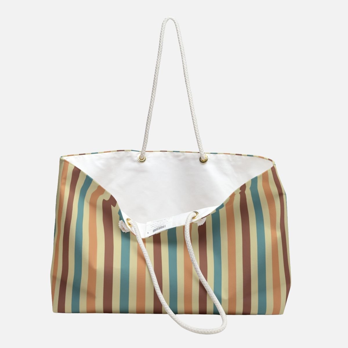 Retro Stripes Oversized Bag - Canvasses