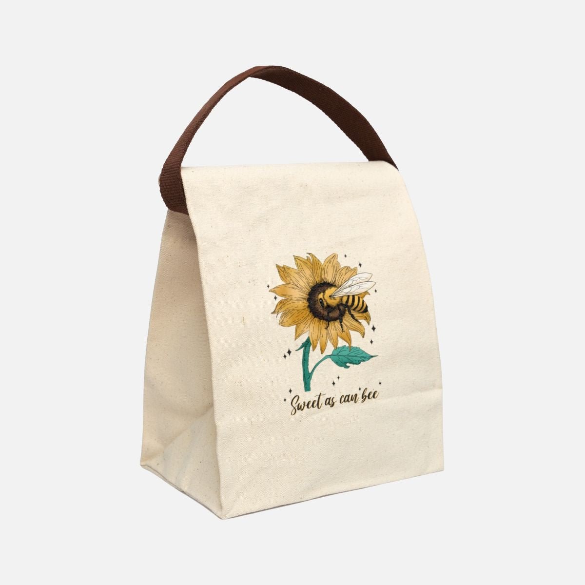 Sweet as Can Bee Canvas Lunch Bag - Canvasses