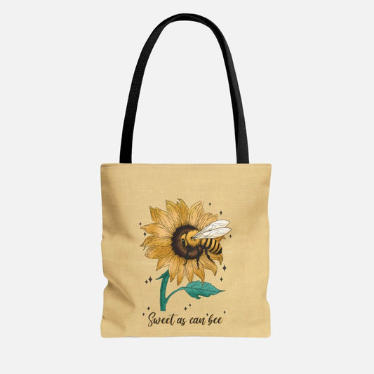 Sweet as Can Bee Tote Bag - Canvasses