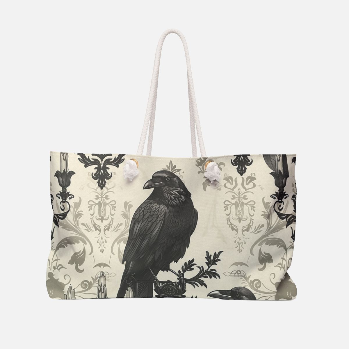 Victorian Crow Oversized Bag - Canvasses