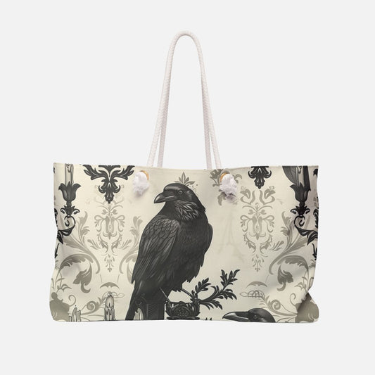 Victorian Crow Oversized Bag - Canvasses