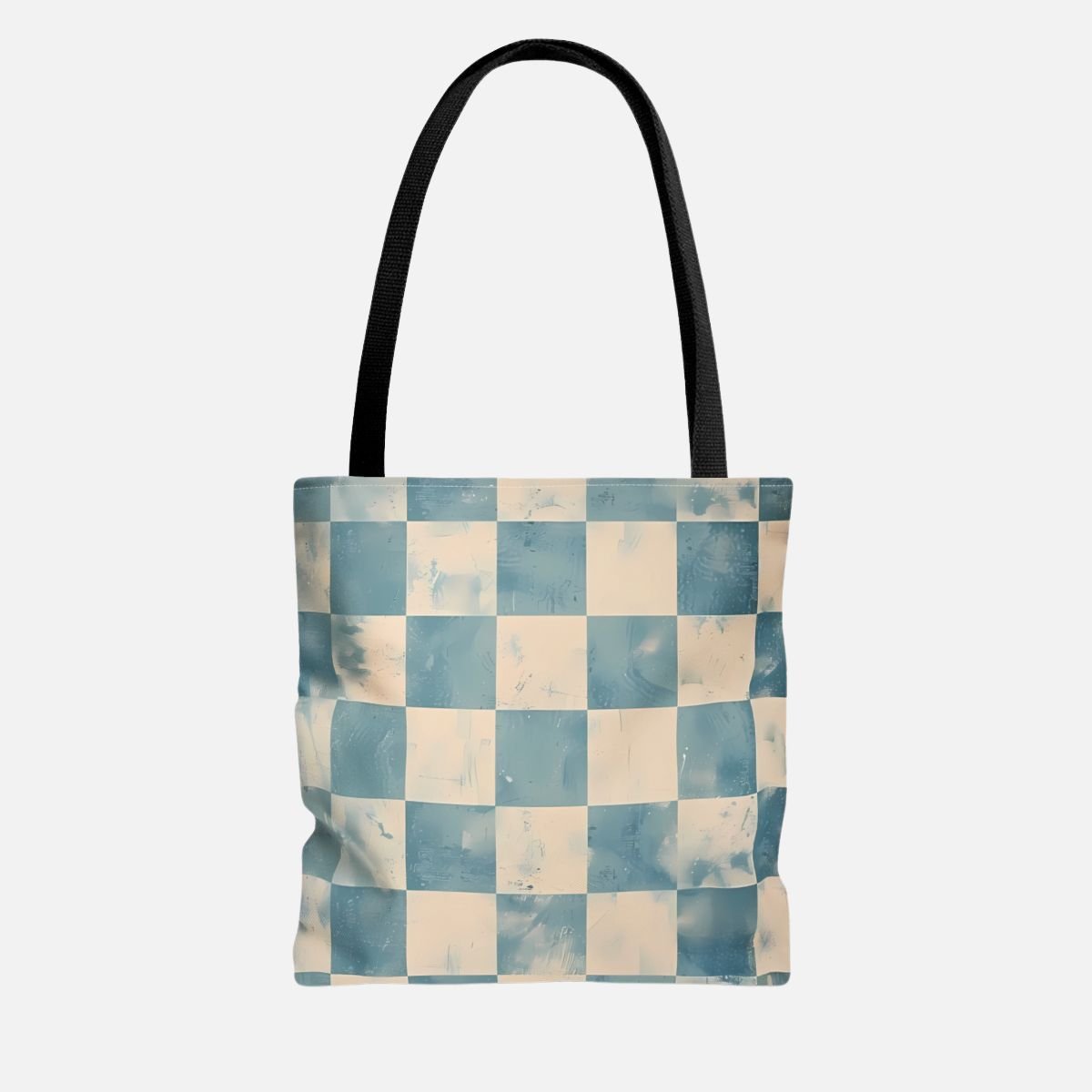 Vintage Checker Tote Bag - Canvasses