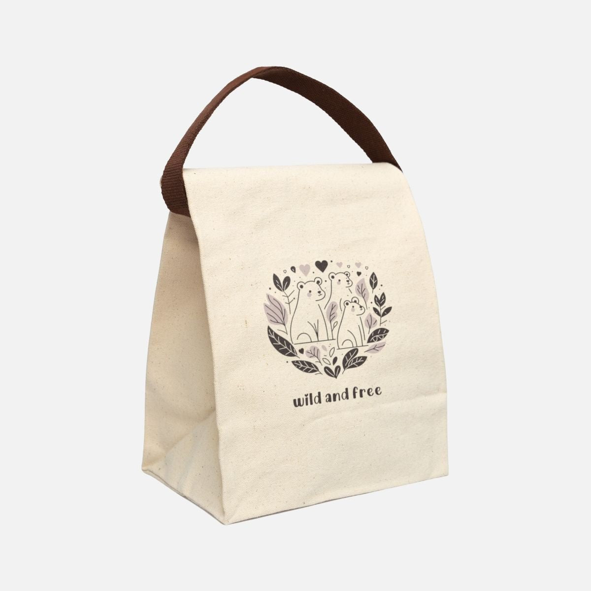 Wild and Free Canvas Lunch Bag - Canvasses