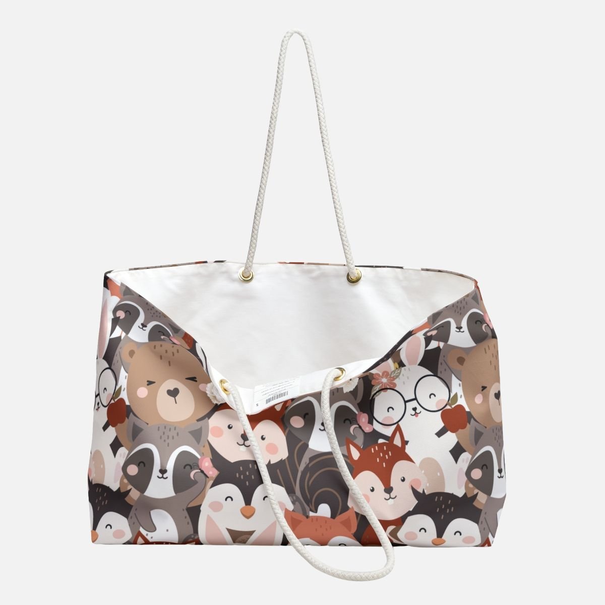 Woodland Friends Oversized Bag - Canvasses